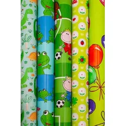 Geschenkpapierrolle Kids 2mx70cm sort. BRAUN+COMPANY 1330-25364/PBS Boys
