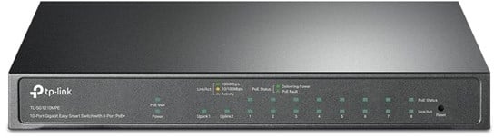 TL-SG1210MPE 10-Port Gigabit Easy Smart Switch with 8-Port PoE+ (123W)