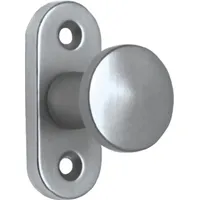 Edi Hebetürknopf Alu.F2/neusilberfarbig 35mm