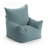 mokebo Kindersessel mit Stoffbezug Der Pausenheld', Sitzsack Kinder Kindersitzsack in Petrol,