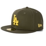 New Era League Essential 59Fifty Dodgers in Grün, Größe 7 1/4 - 57-58