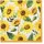 Papstar Servietten, 3-lagig 1/4-Falz 33 cm x 33 cm "Sunflowers" 200 Stück