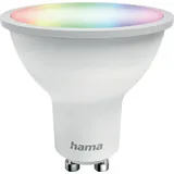 Hama Smarte WLAN-LED-Lampe, GU10 Matter (4,9W, RGBW, für Sprach-/App-Steuerung