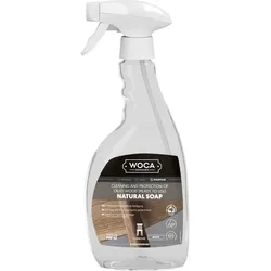 WOCA Holzbodenseife in Sprühflasche, 0,75 L, weiß, zur Reinigung & Pflege weiß geölter Holzoberflächen