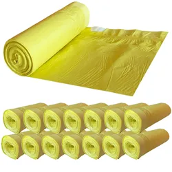 Wellhome – Packung mit 300 extra widerstandsfähigen 30-l-Müllbeuteln mit Selbstverschluss und Tropfschutz, ideal für Markenverpackungen