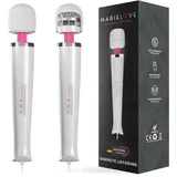 Stärkster Magic Wand Massagestab 20 Rhyth. 10 Intens. Massagegerät Metallkopf 💕