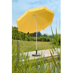 Sonnenschirm SCHNEIDER SCHIRME "Ibiza", gelb, Obermaterial: 100% Polyester, Standschirme, abknickbar, ohne Schirmständer