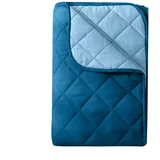 Wometo Microfaser Sommer Steppbett 135x200 dunkelblau - blau / OEKO-TEX / kochfest 95° / Leichtsteppbett für Camping / ohne Bezug verwendbar