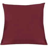 Formesse Bella Donna Jersey Kissenbezug Restposten ca. 80x80 cm | cabernet - rot