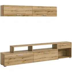 Inn.Furn Wohnwand Evoke Eiche 247 cm mit Soft-Close-Funktion Walker