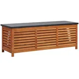 vidaXL Gartenbox 150x50x55 cm Eukalyptus Massivholz