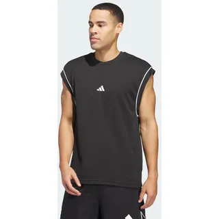 Adidas Basketball All-World Sleeveless Tanktop Black / Black S