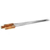 Ofyr Grillspieß 105 cm Edelstahl weiß