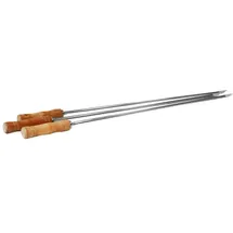 Ofyr Grillspieß 105 cm Edelstahl weiß