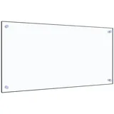 vidaXL Küchenrückwand Transparent 80×40 cm Hartglas