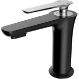 Allibert Fly Waschtisch-Mischbatterie in Schwarz/Chrom