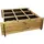 habitat garten Hochbeet 90 x 28 x 90 cm Hellbraun