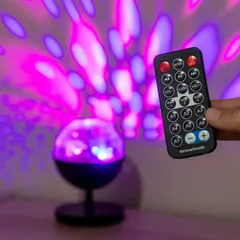 InnovaGoods Istarlyt Kabelloser Lautsprecher mit LED-Projektor Schwarz