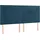 vidaXL Boxspringbett mit Matratze Dunkelblau 180x200 cm Samt