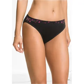bonprix Slip 3 St. Schwarz 40/42
