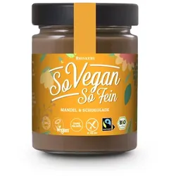 So vegan So fein Mandel & Schokolade Aufstrich bio