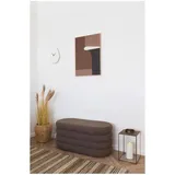 VCM Sitzbank Dartford Braun 45 x 103 cm
