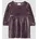 Minikleid Kleid Samtkleid mit plissiertem Rock lila 68 EU