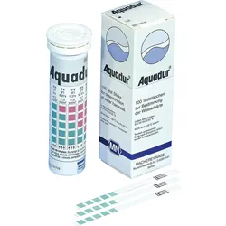 Teststäbchen AQUADUR®, zur Bestimmung der Wasserhärte, 3...25°dH (Ausführung: Teststäbchen Aquadur)
