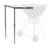BBQ-Toro Beistelltisch Ø 57 cm Edelstahl silber