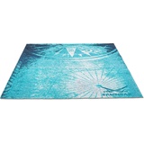 Sansibar Teppich »Keitum 011«, rechteckig, Flachgewebe, modernes Design, Motiv Kompass, blau
