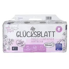 glücksblatt Toilettenpapier 4-lagig 8 Rollen