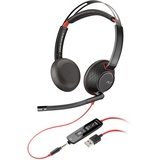 Plantronics Poly Blackwire 5220 Kopfhörer Kabelgebunden Kopfband Anrufe/Musik USB Typ-A Schwarz