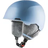 Alpina ALBONA - Sicherer, Bruchfester & Individuell Anpassbarer Skihelm Für Erwachsene, skyblue-white matt, 53-57 cm