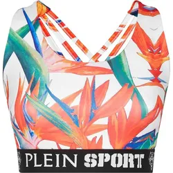 PLEIN SPORT Damen BH Sport BH, Wei?, L