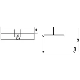 EMCO Loft Papierhalter ohne Deckel