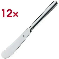 WMF Brot- / Buttermesser»BAGUETTE« 12 Stück Edelstahl silber
