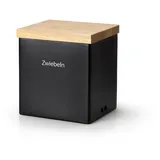 Continenta Vorratsdose rechteckig schwarz 18 x 15,5 x 20,5 cm 0,8 l