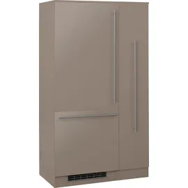 WIHO KÜCHEN Küchenzeile Chicago 90 cm braun