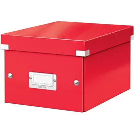 Leitz Click & Store WOW Aufbewahrungsbox 7,4 l rot 21,6 x 28,2 x 16 cm