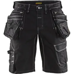 Stretch Handwerker Jeans-Shorts "X1900" - C50 - schwarz