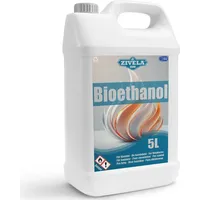 5L Bioethanol 96,6% |Alkohol 96,6% | Bioethanol für Kamin, Tischkamin, Bioethanol Kamin | Bioethanol Geruchlos | Saubere Verbrennung, ohne Rauch, ...