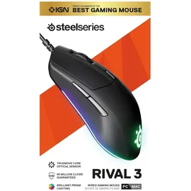 SteelSeries Rival 3 schwarz