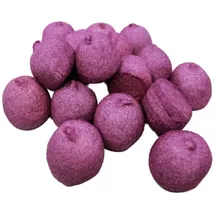 marshmellow Mellow Speckbälle lila große gezuckerte Schaumzuckerbälle 125g