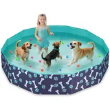 Hundepool Große Hunde, Planschbecken für Kinder Hundepool Faltbar, rutschfest...