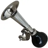 Messingschlager Hupe BALLHUPE, Stahl, verchromt