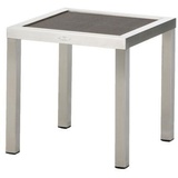 Diamond Garden Madeira Beistelltisch 45 x 45 cm (Edelstahl-Glas)