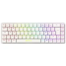 Sharkoon PureWriter W65, Verkabelt & Kabellos, RF Wireless, Mechanischer Switch, QWERTZ, RGB-LED, We