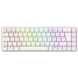 Sharkoon PureWriter W65, Verkabelt & Kabellos, RF Wireless, Mechanischer Switch, QWERTZ, RGB-LED, We