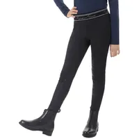 QHP Reithose Reitlegging Junior Eden Full Grip schwarz, 152