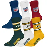 NFL Socken NFL 6Pack Crew Socks 6er Pack Bunt 39-42